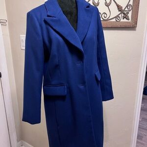 Banana Republic navy blue trench coat NWT